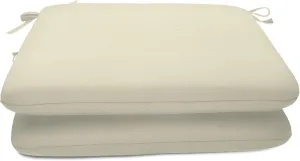 Sunbrella Patio Cushions - (2 Pack) - 18" W x 18" L x 2.5" T, Outdoor Chair Cushion with Comfort, Style & Durability Designed for Outdoor Living - Made in The USA