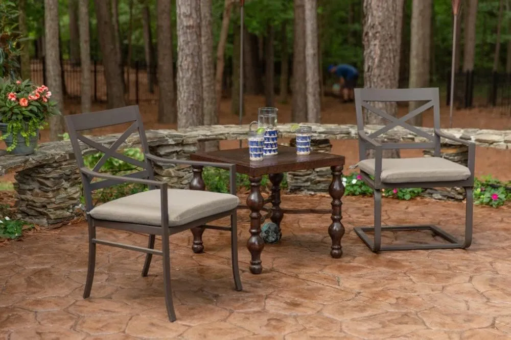 Sunbrella Patio Cushions - (2 Pack) - 18" W x 18" L x 2.5" T, Outdoor Chair Cushion with Comfort, Style & Durability Designed for Outdoor Living - Made in The USA