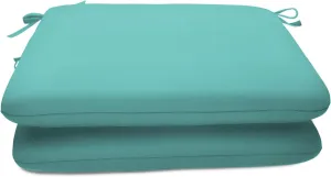Sunbrella Patio Cushions - (2 Pack) - 18" W x 18" L x 2.5" T, Outdoor Chair Cushion with Comfort, Style & Durability Designed for Outdoor Living - Made in The USA