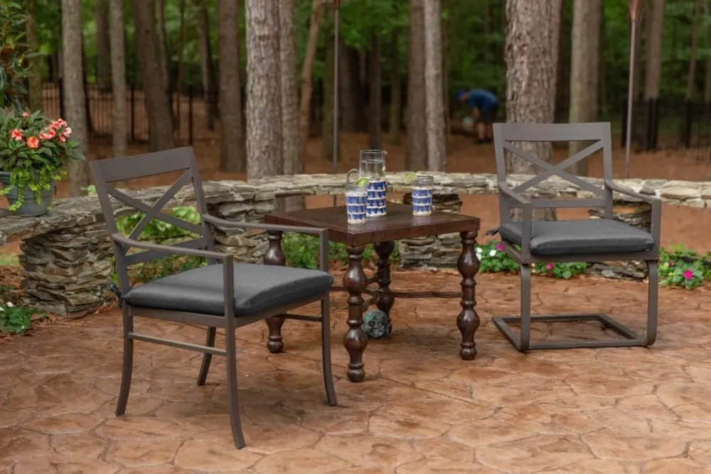 Sunbrella Patio Cushions - (2 Pack) - 18" W x 18" L x 2.5" T, Outdoor Chair Cushion with Comfort, Style & Durability Designed for Outdoor Living - Made in The USA