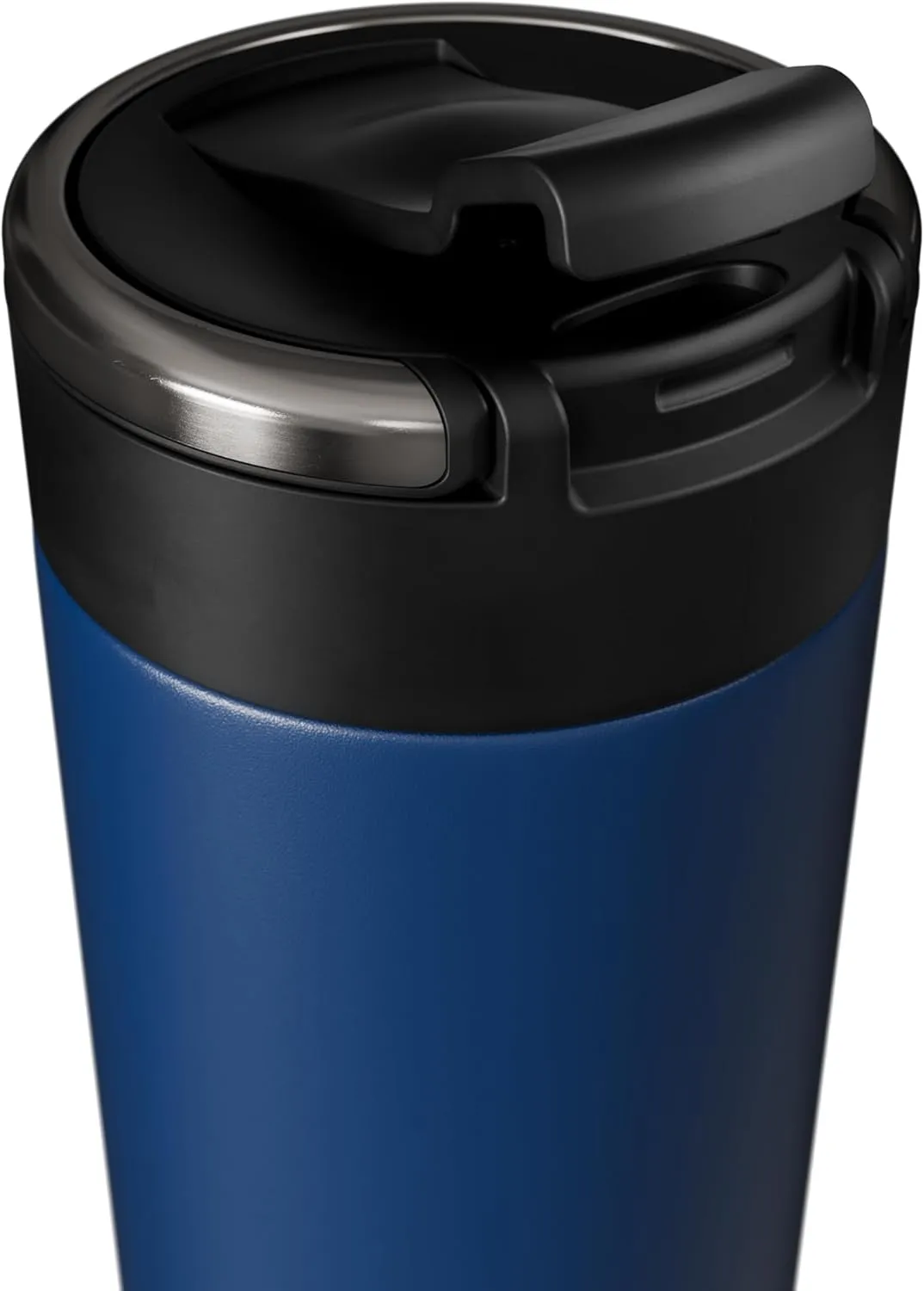 Super Maxi Stainless Steel Water Bottle 36oz - Double wall vacuum insulated | Integrated carry handle | leak proof flip top lid | Lightweight & stylish - Blue