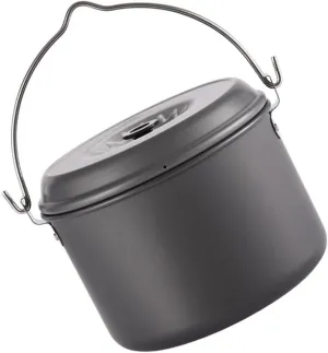 SUPVOX Hiking Essentials 4l Camping Cookware Portable Cooking Pot Outdoor Cooking Pot Camping Accessories