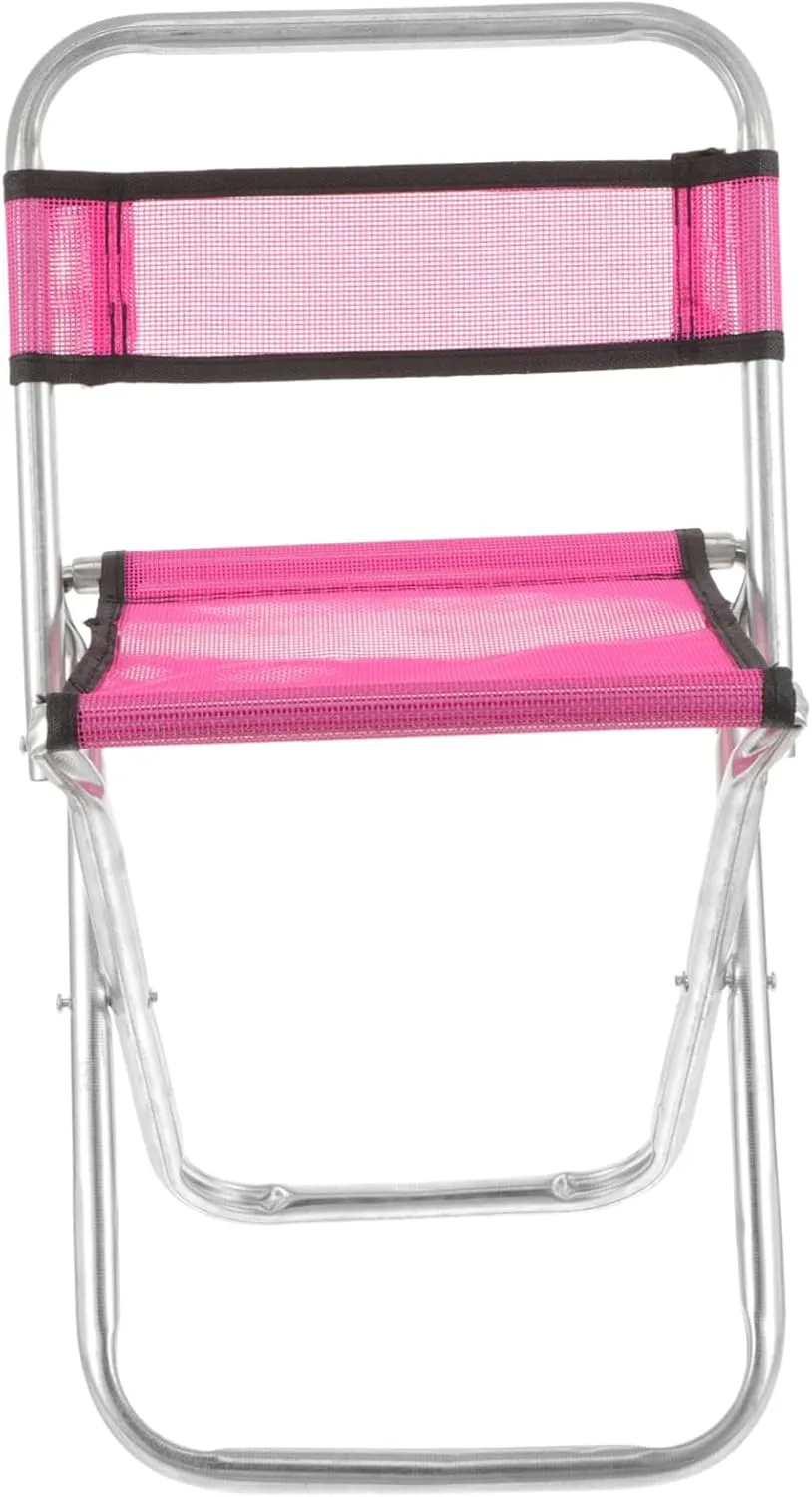 SUPVOX Lightweight Foldable Chair Collapsible Stool for Outdoor Camping Fishing Travel Random