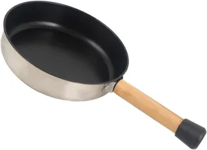 SUPVOX Stainless Steel Frying Pan Nonstick Pan Perfect for Eggs Steak and Pancakes Easy to Use Camping Cookware