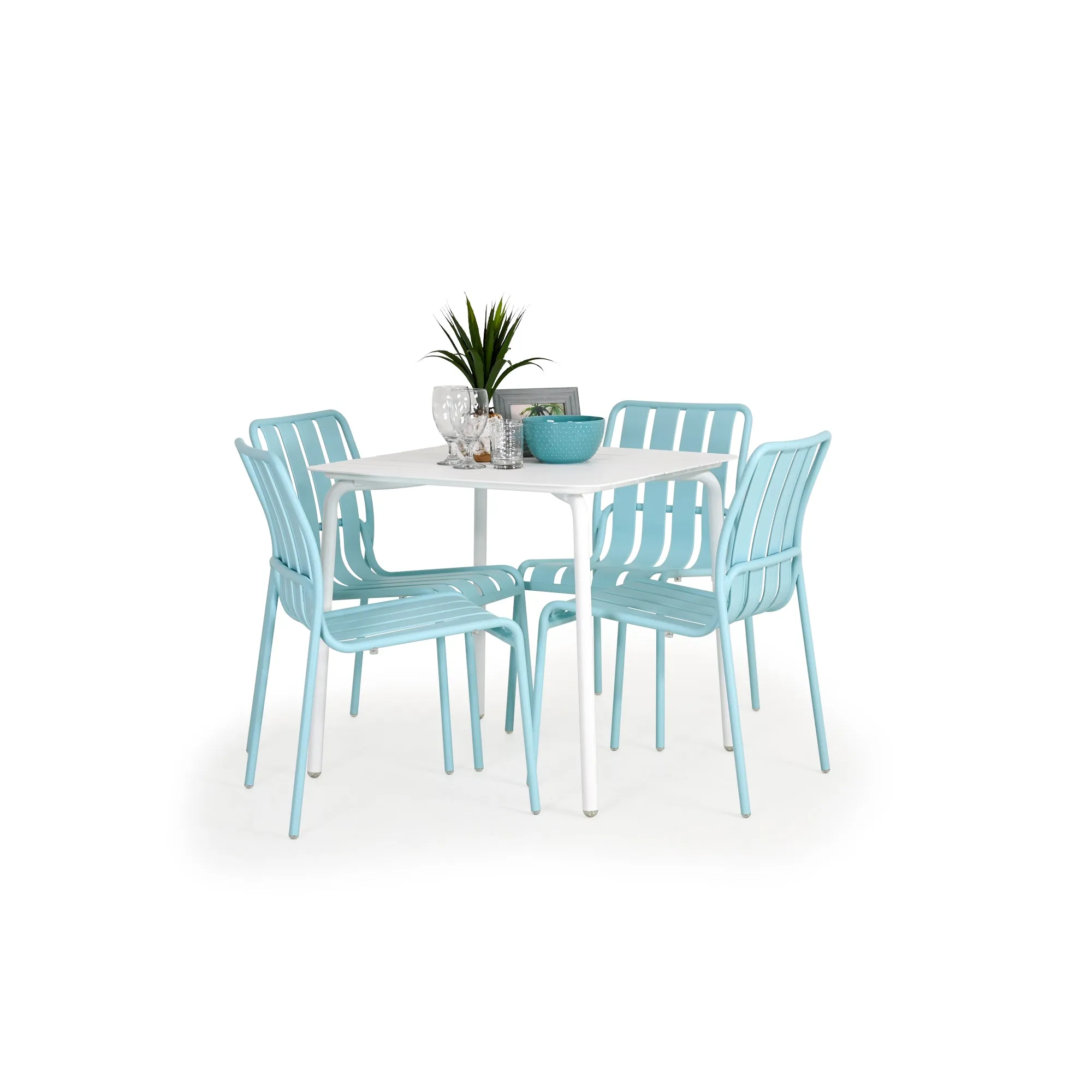 Surfside Outdoor Aluminum Slat Dining Chair