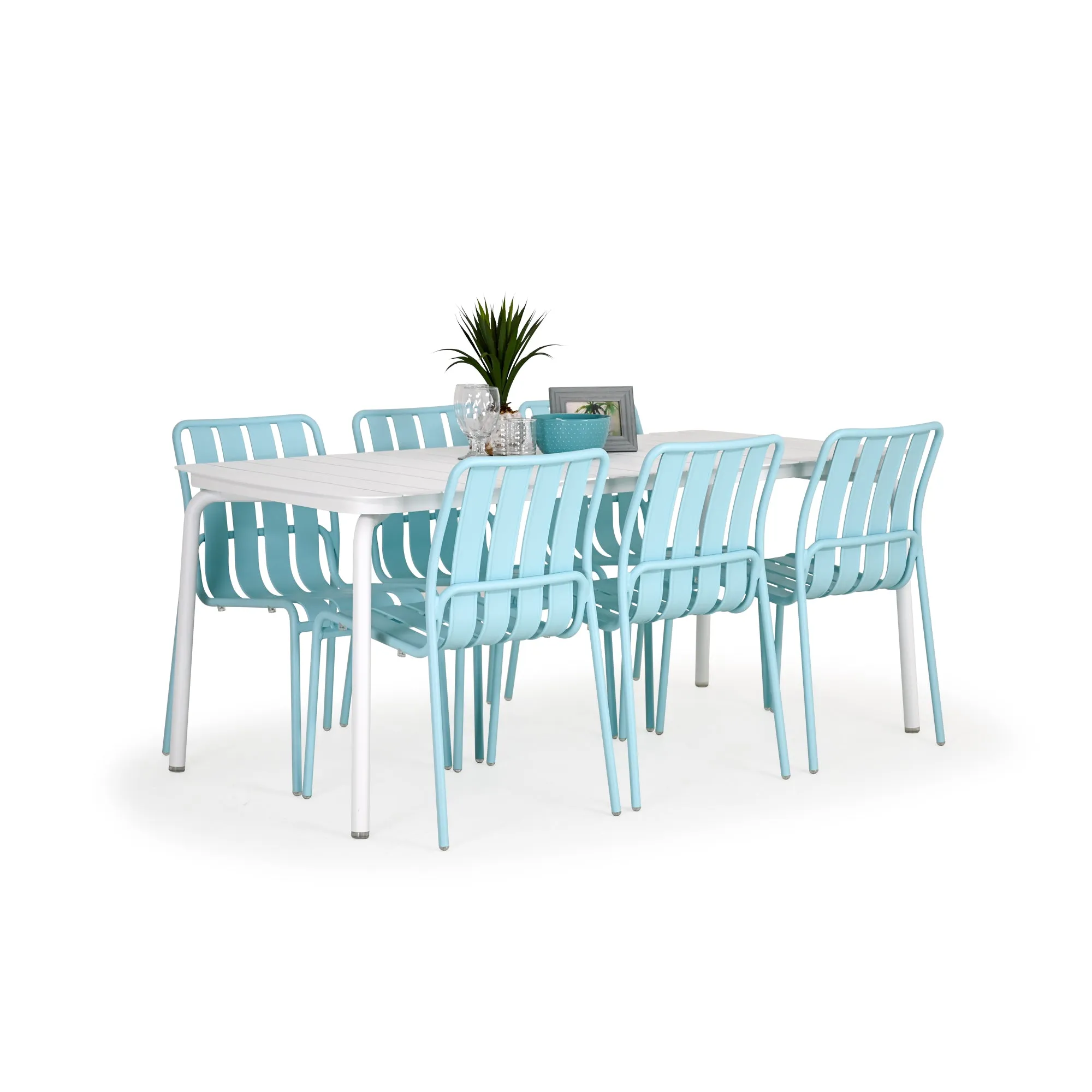 Surfside Outdoor Aluminum Slat Dining Chair