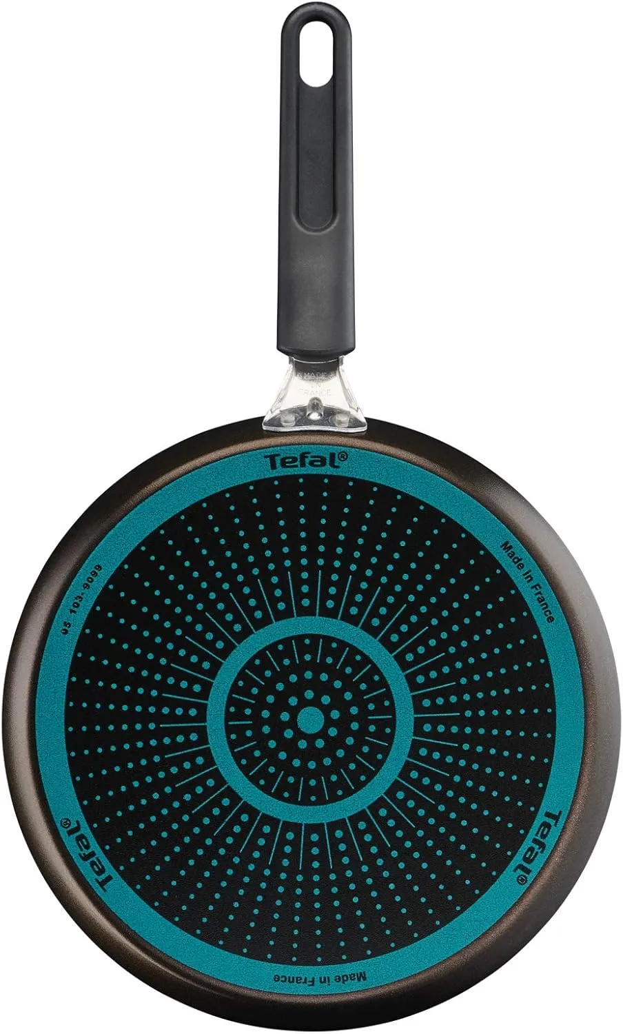 Tefal B55509 Easy Cook and Clean Crepe Pan 25 cm | Non-Stick Coating | Safe | Thermal Signal | Stable Base | Ideal Shape | Healthy Cooking | Black