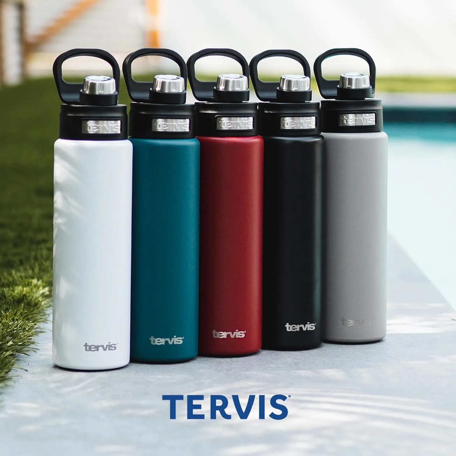 Tervis NBA Dallas Mavericks Leather Triple Walled Insulated Tumbler, 24oz Wide Mouth Bottle, Stainless Steel
