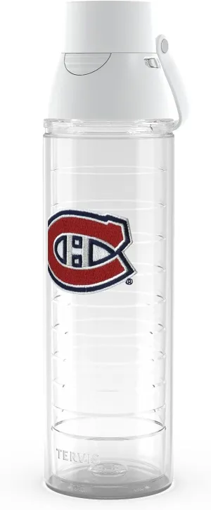 Tervis Venture Lite NHL Montreal Canadiens - Primary Logo Made in USA Double Walled Insulated Tumbler Travel Cup Keeps Drinks Cold & Hot, 24oz Water Bottle, Classic