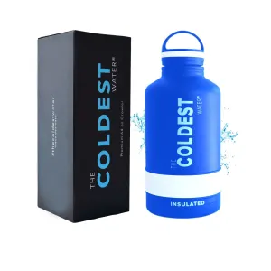 The Coldest Water Bottle - 64 oz Sailor Blue