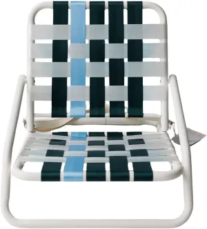 The Praia Beach Chair- an extremely lightweight and durable beach chair, foldable, easy to use, easy to carry, retro, lawn chair, beach chair, low profile, comfortable, minimalistic, long lasting, fun