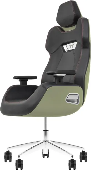 Thermaltake Argent E700 Real Leather Gaming Chair (Matcha Green) Design by Studio F. A. Porsche, GGC-ARG-BMLFDL-01