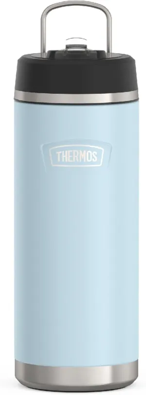 THERMOS ICON SERIES, Stainless Steel Water Bottle with Straw Lid, 32 Ounce, Glacier
