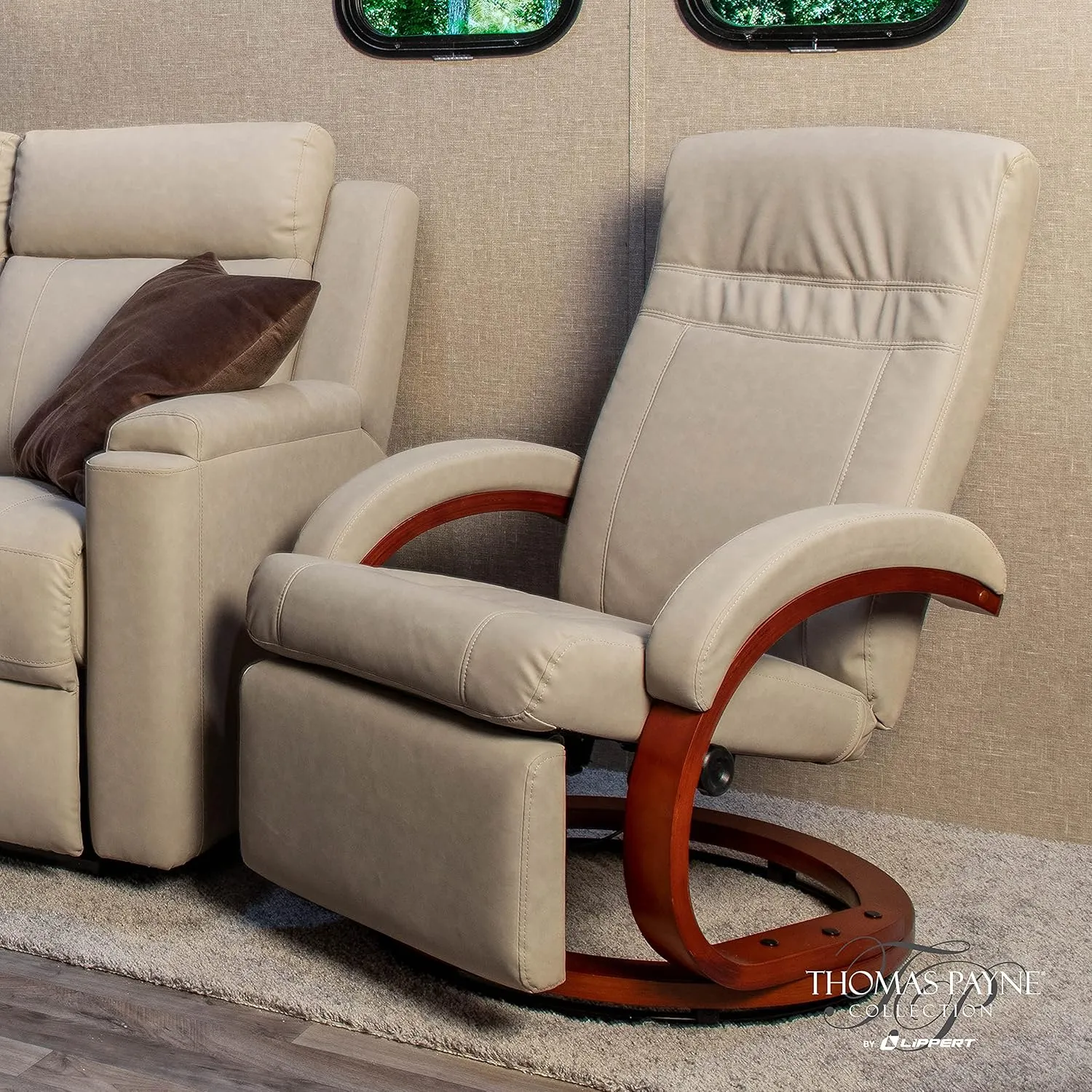 Thomas Payne RV Euro Recliner with Footrest -Vinyl Altoona