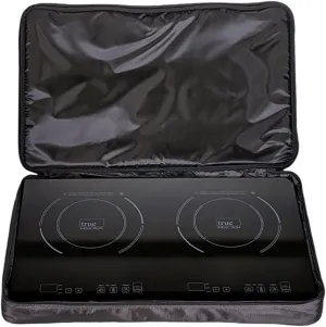 TI-2C Portable UL1026 Certified, 23in Dual Induction Cooktop 1750W Glass-Ceramic Top, FREE TRAVEL BAG & 2 FREE SILICONE MATS