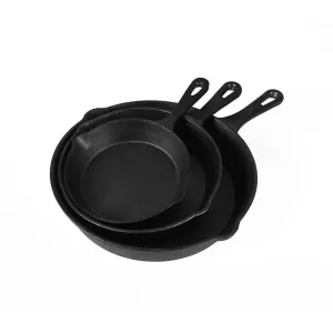 TOQUE Non Stick Frying Pan Set 3PCS