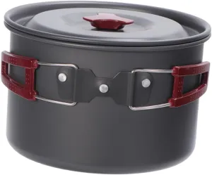 TOYANDONA 1pcs Outdoor Cooking Pot Set Lightweight Camping Cooker Portable Single Pot for Hiking Picnics and Outdoor Activities Safe Non Coated Design