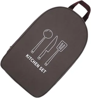 Travel Tableware Bag Camping Cooking Utensils Organizers Bag Portable Cookware Bag for Outdoor Cooking Tool Storage