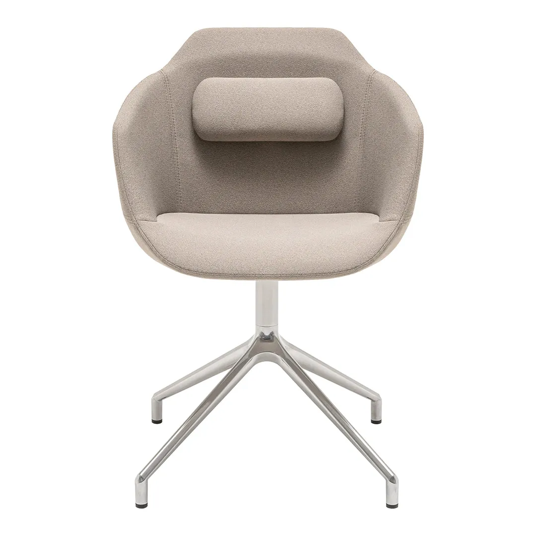 Ultra Conference Chair - 4-Star Polished Aluminum Swivel Base