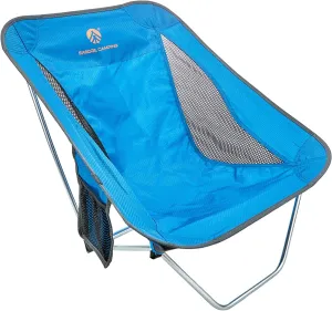 Ultralight Folding Camping Chair Low Lightweight Foldable Camp Chairs with Carry Bag for Hiking, Backpacking, Picnic, Outdoor Concert, Sports Events, Beach