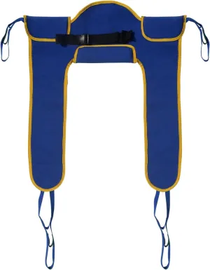 Universal Padded Lift U Sling, Polyester Divided Leg Slings for Patient Lifts - Compatible with Hoyer, Invacare, McKesson, Drive, Lumex, Joerns and More 450 lb(L)