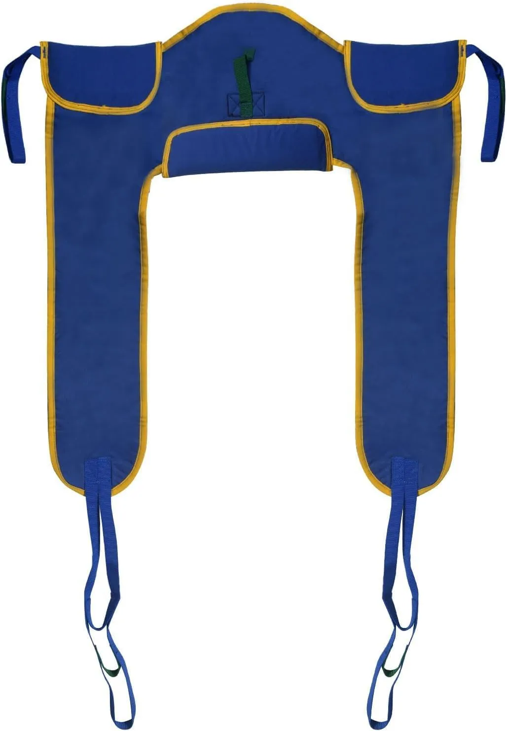 Universal Padded Lift U Sling, Polyester Divided Leg Slings for Patient Lifts - Compatible with Hoyer, Invacare, McKesson, Drive, Lumex, Joerns and More 450 lb(L)