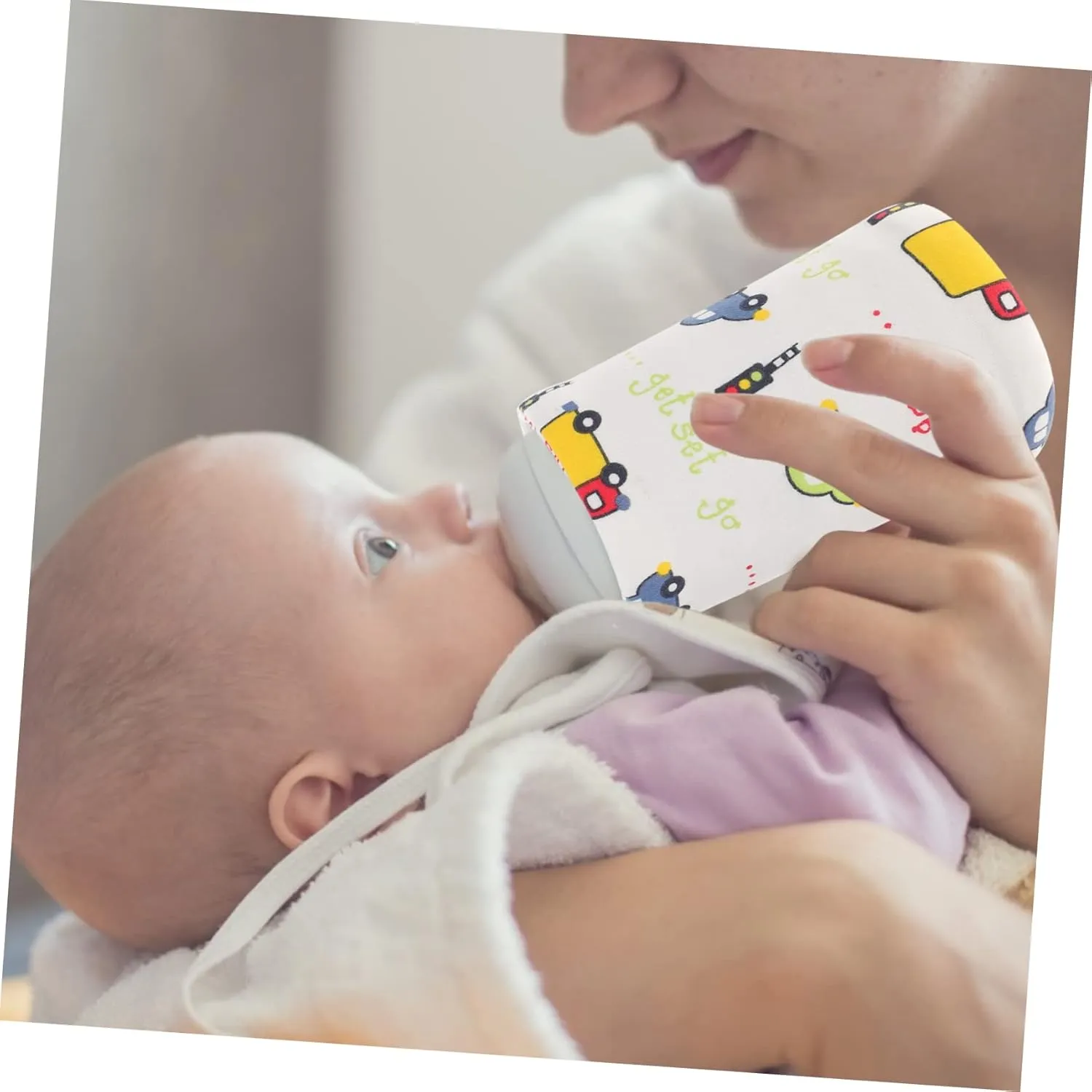 VANZACK Portable Bottle Warmer for Travel Insulated Milk Warming Bag Safe Heat Preservation for Compatible with Car Charger and Power Bank for Newborns