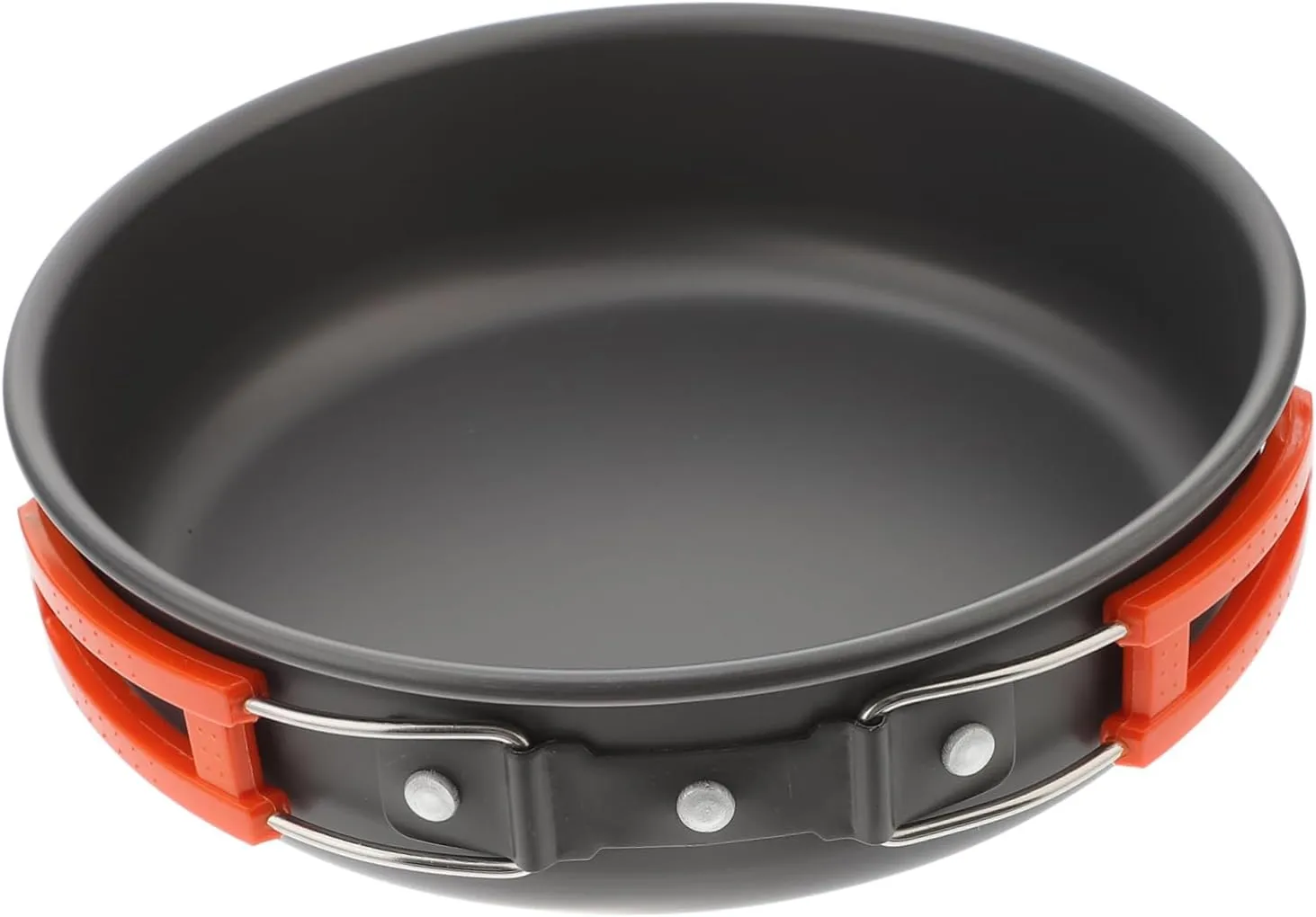 VICASKY Non-Stick Portable Frying Pan for Camping Aluminum Cookware Easy Cleaning