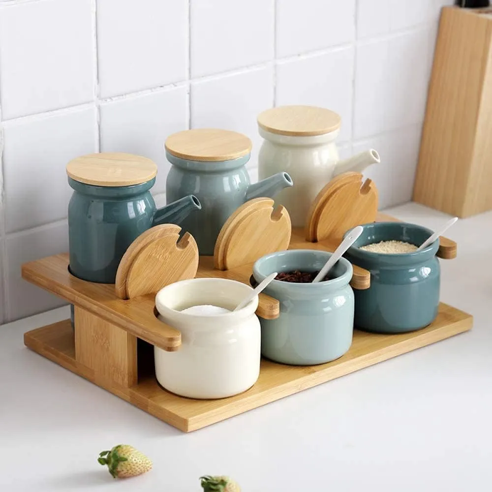 Vinegar Bottle Anti-Leakage, Oil Bottles 500ml Seasoning Jars Seasoning Bottle,Oil Vinegar Bottle Pot Dispenser Suit Olive Sauce Dispenser (A)