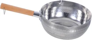 VOSAREA Japanese Style Pancake Pan Aluminum Cooking Wok Non Stick Griddle Pan Easy Pouring Spouts Stove Top Pot
