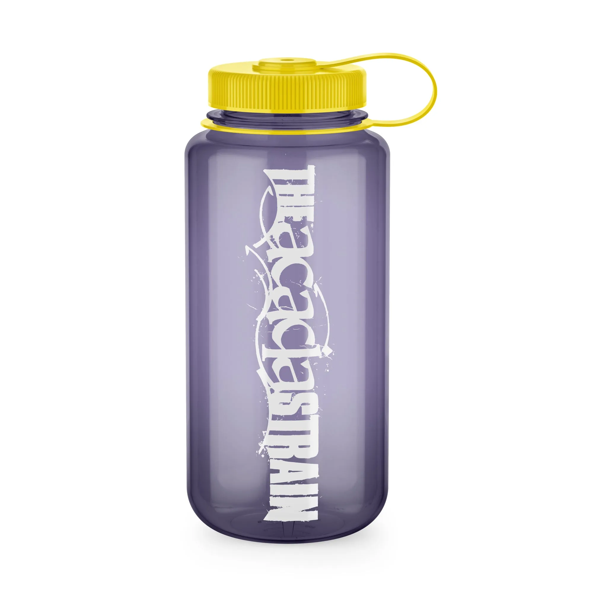 White Logo Aubergine Nalgene Bottle