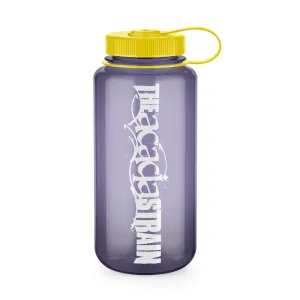 White Logo Aubergine Nalgene Bottle