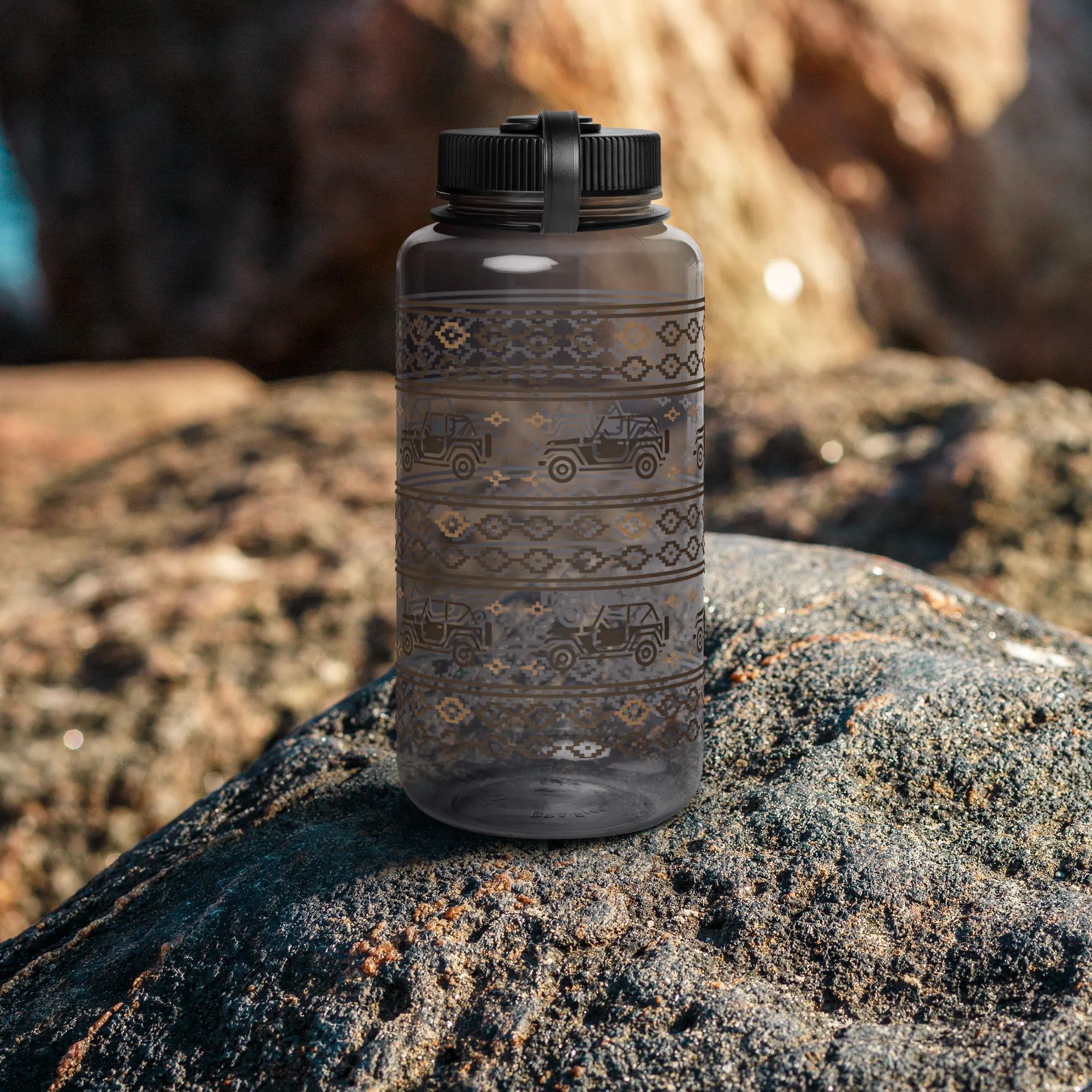 Wide Mouth Jeep Water Bottle - 32oz Outdoor Hydration