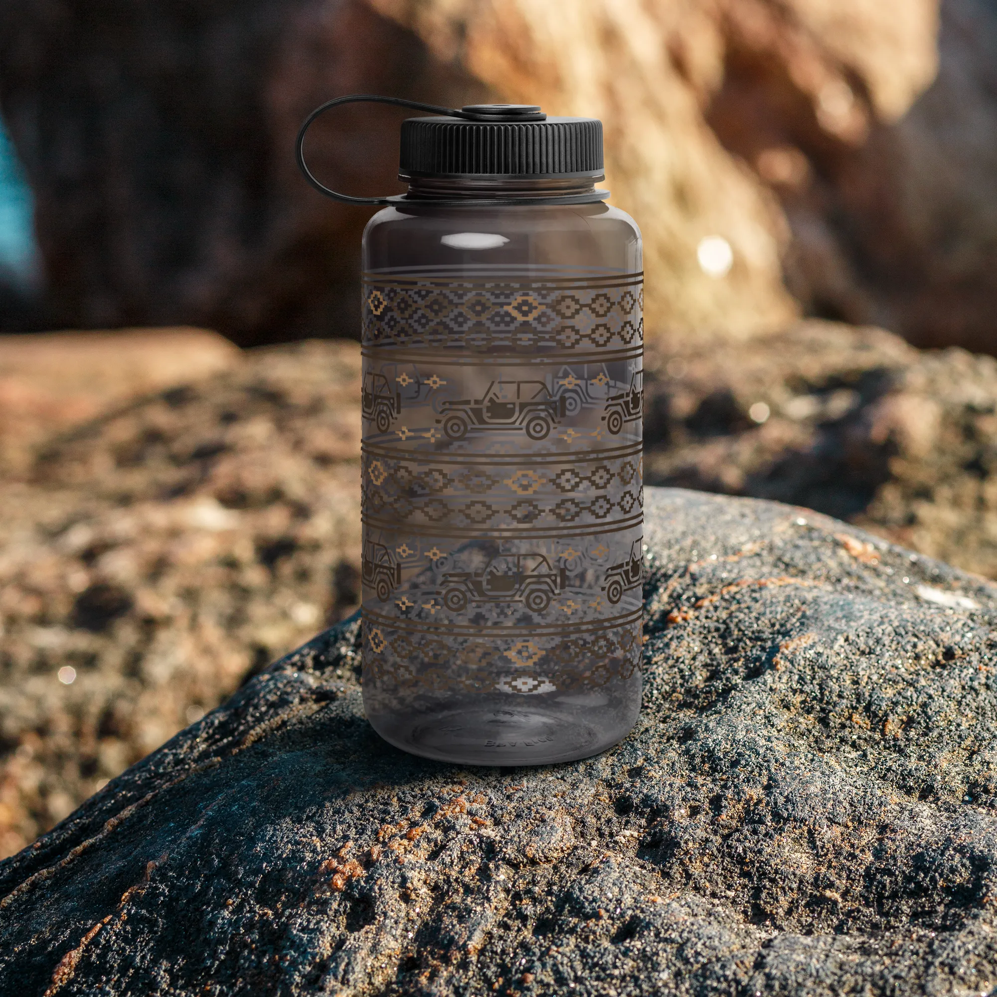 Wide Mouth Jeep Water Bottle - 32oz Outdoor Hydration