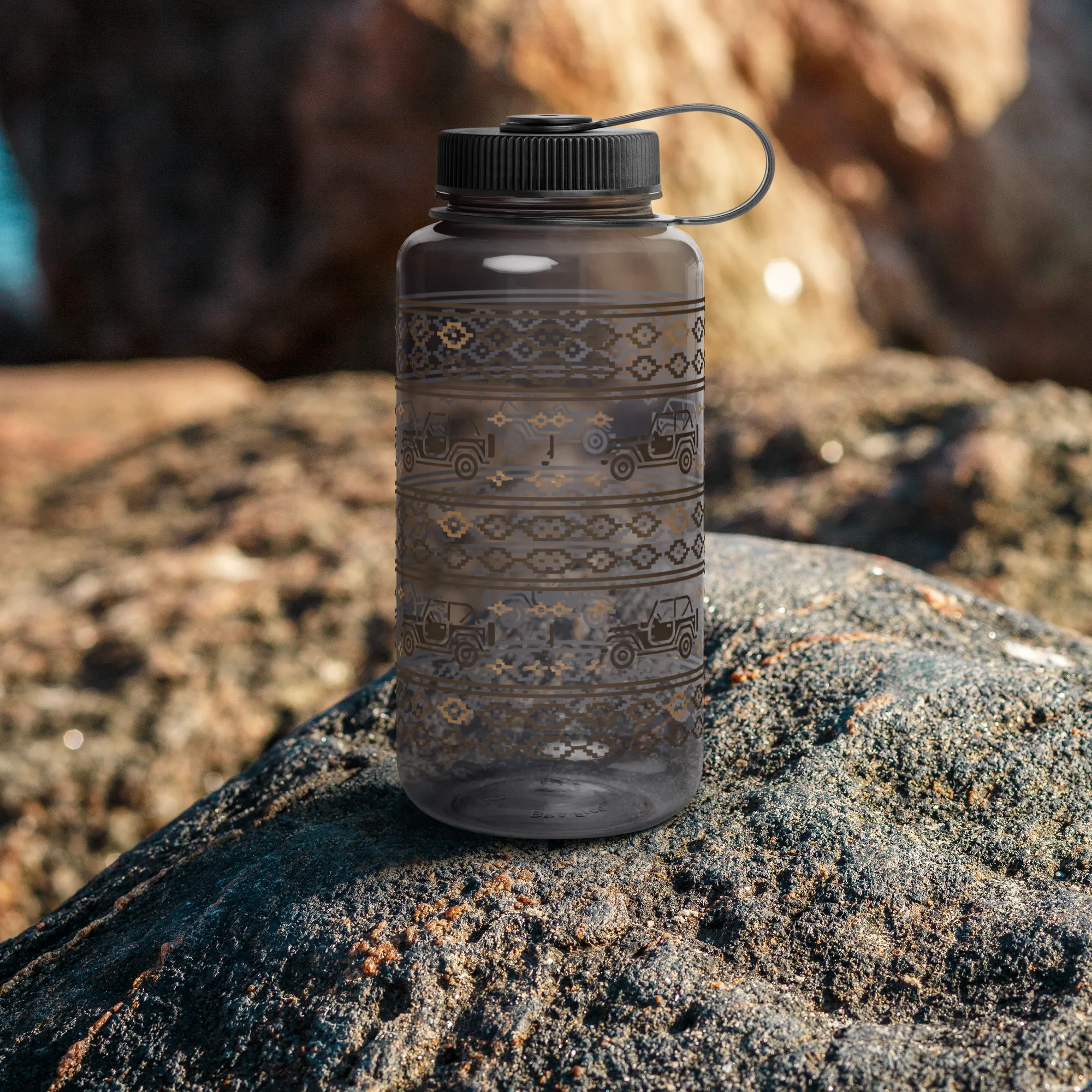 Wide Mouth Jeep Water Bottle - 32oz Outdoor Hydration