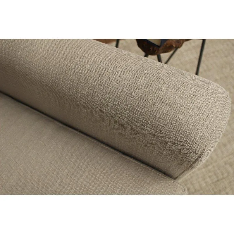 Wide Tufted Arm Chair for living room