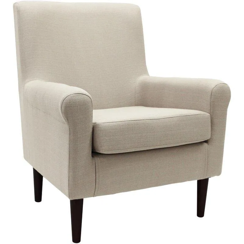 Wide Tufted Arm Chair for living room