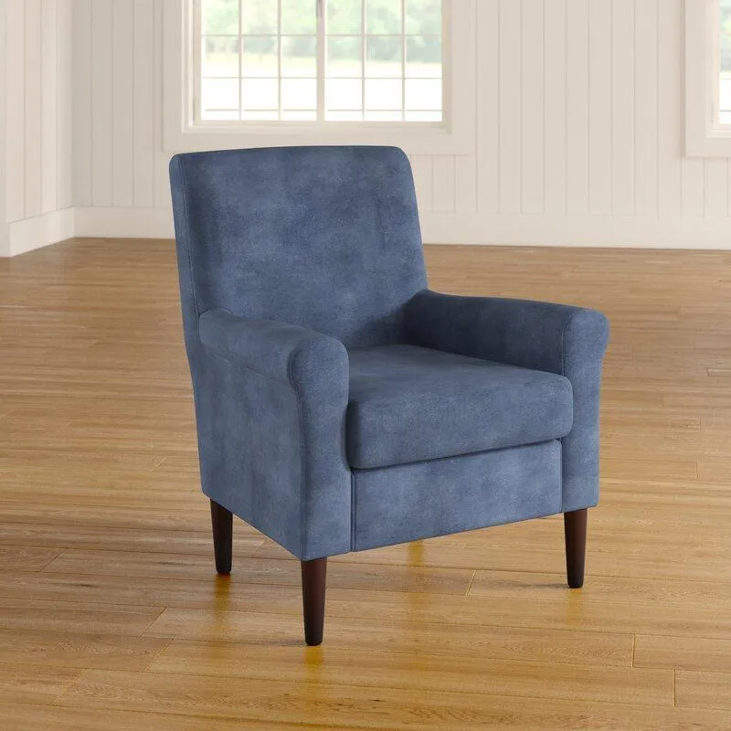 Wide Tufted Arm Chair for living room