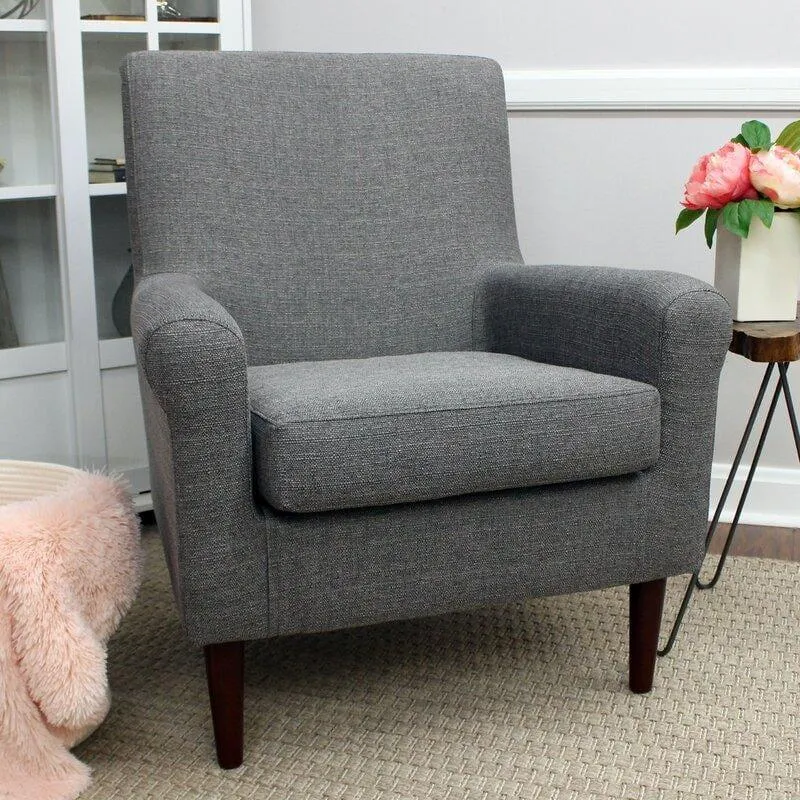 Wide Tufted Arm Chair for living room