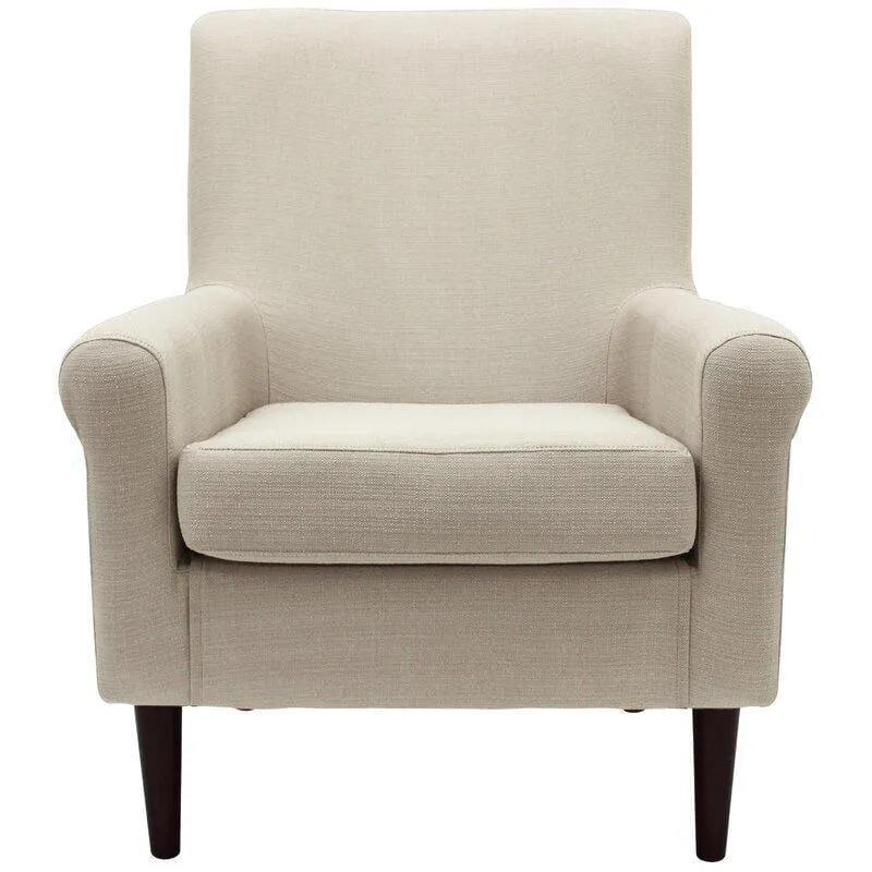 Wide Tufted Arm Chair for living room