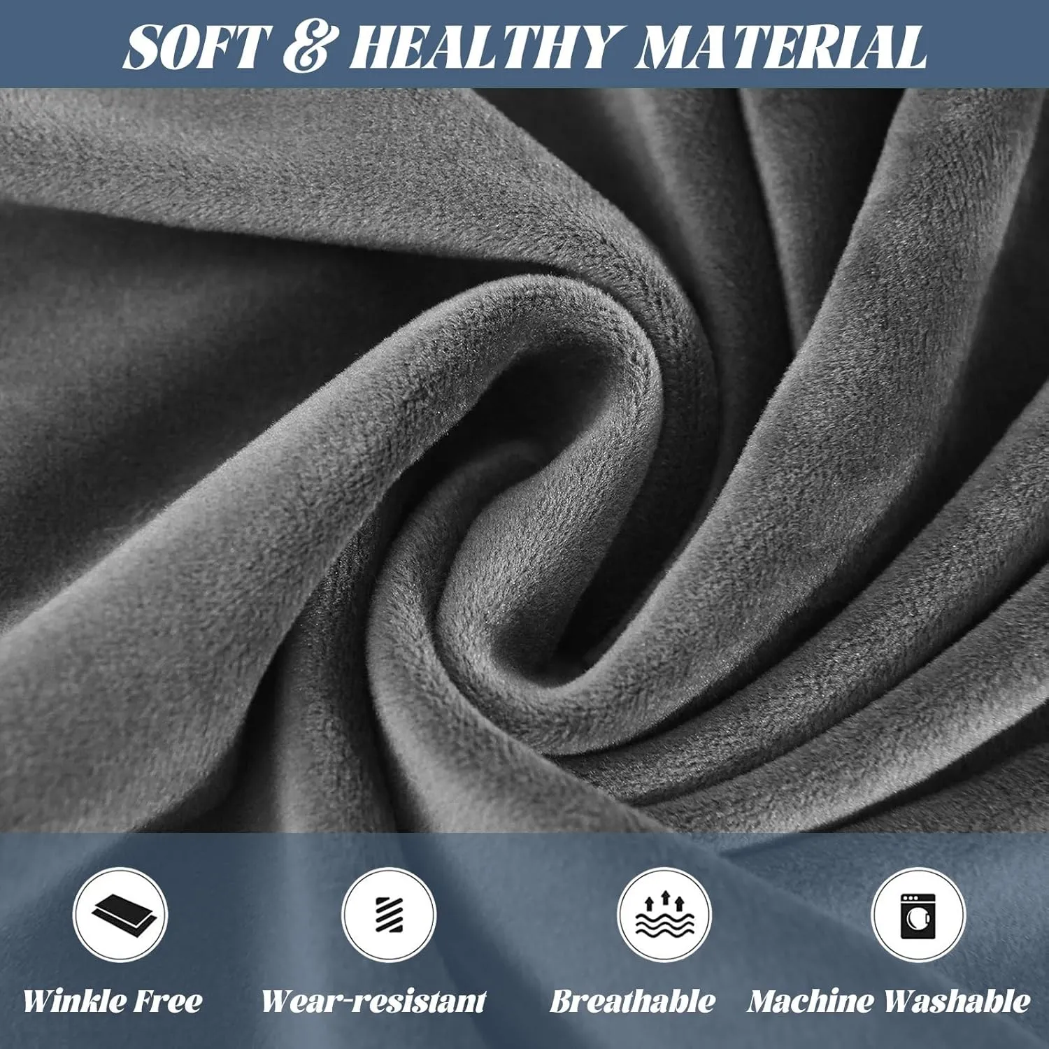 Wingback Side Chair Cover Slipcover Velvet Stretch Arm Chair Protector Accent Chair Cover Slipcover Washable Upholstered Arm Dining Chair Covers for Dining Living Room Banquet Decor(Dark Grey,4PCS)
