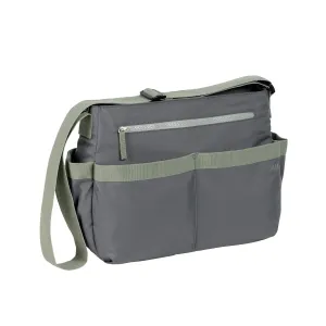 Womens Marv Shoulder Diaper Bag, Grey