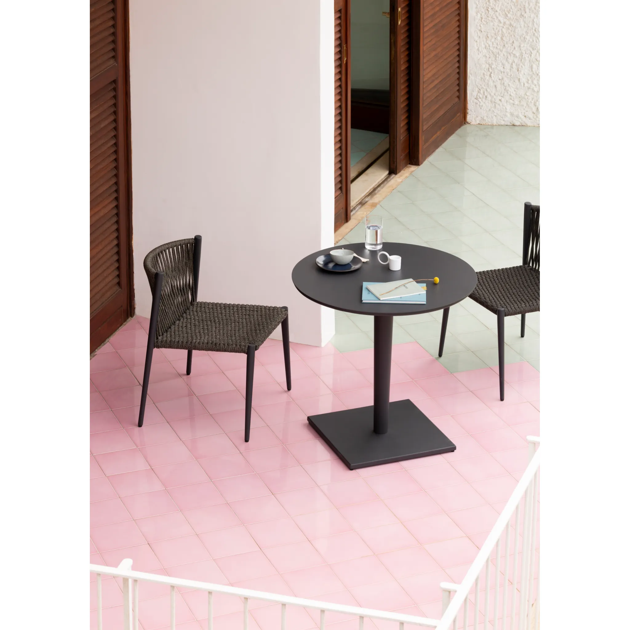 Woven Cord Outdoor Stackable Chair | Unopiu Luce