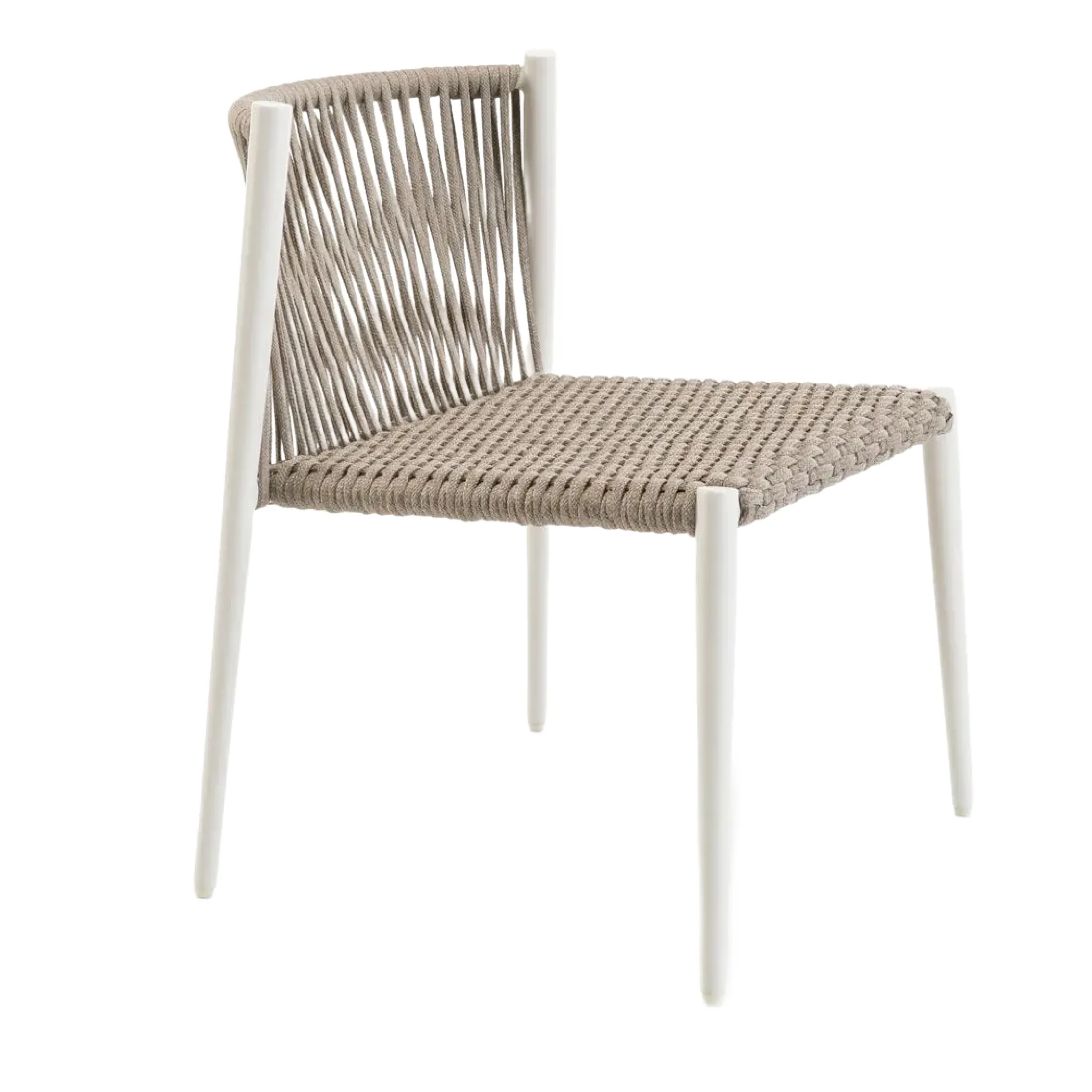 Woven Cord Outdoor Stackable Chair | Unopiu Luce