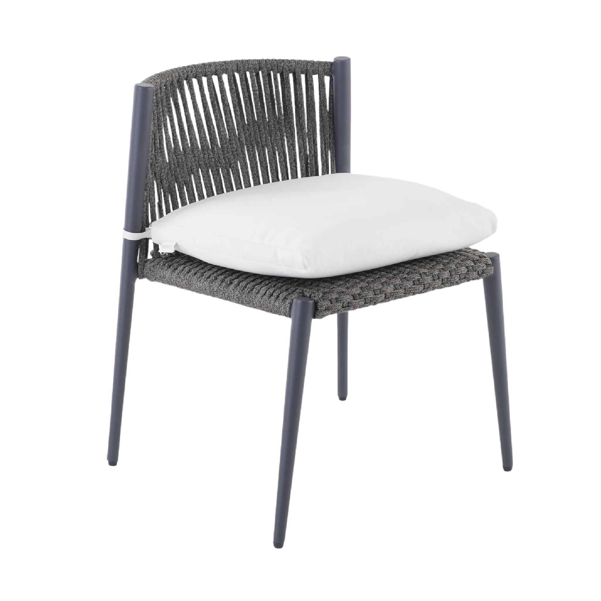 Woven Cord Outdoor Stackable Chair | Unopiu Luce