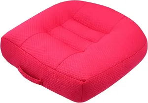 WSGJHB Seat Cushion Pillow for Office Chair/Car, Comfort Car Booster Seat Cushions for Short People Effectively Increase Field of View and Lower Back Fatigue Relief Adult Booster Chair Cushion