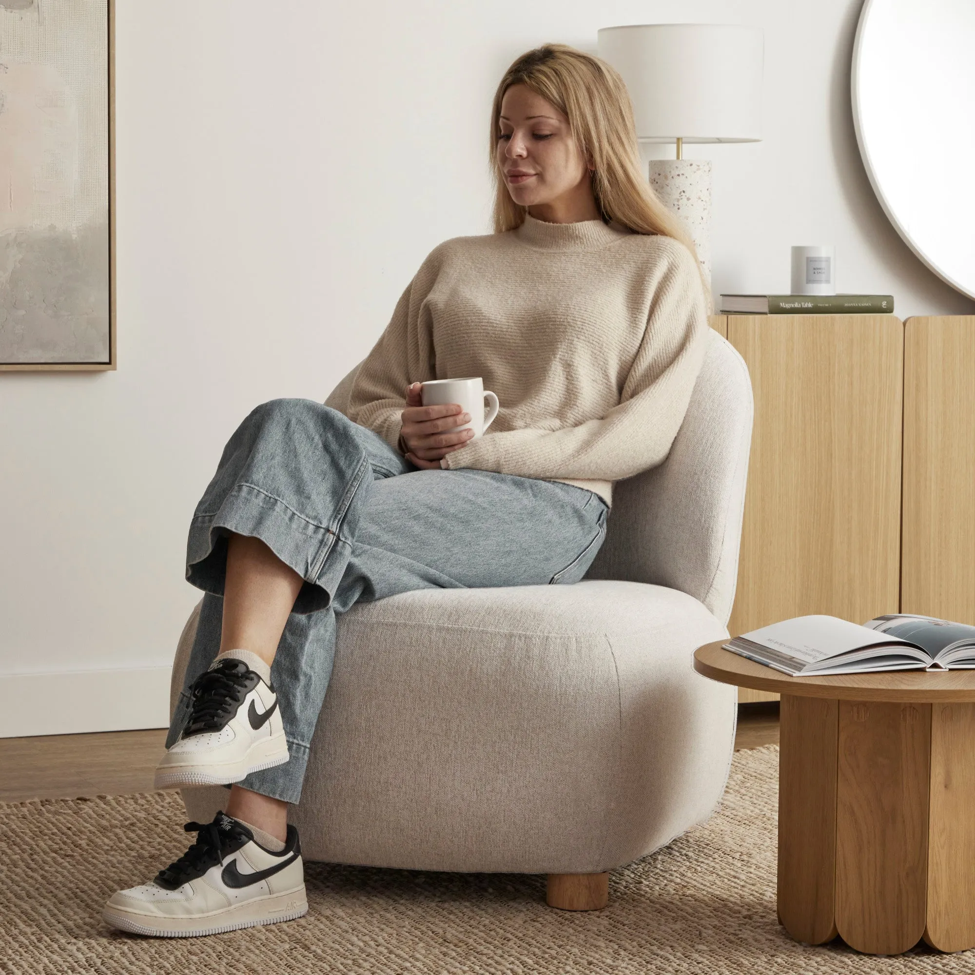 Wynn Accent Chair Cream