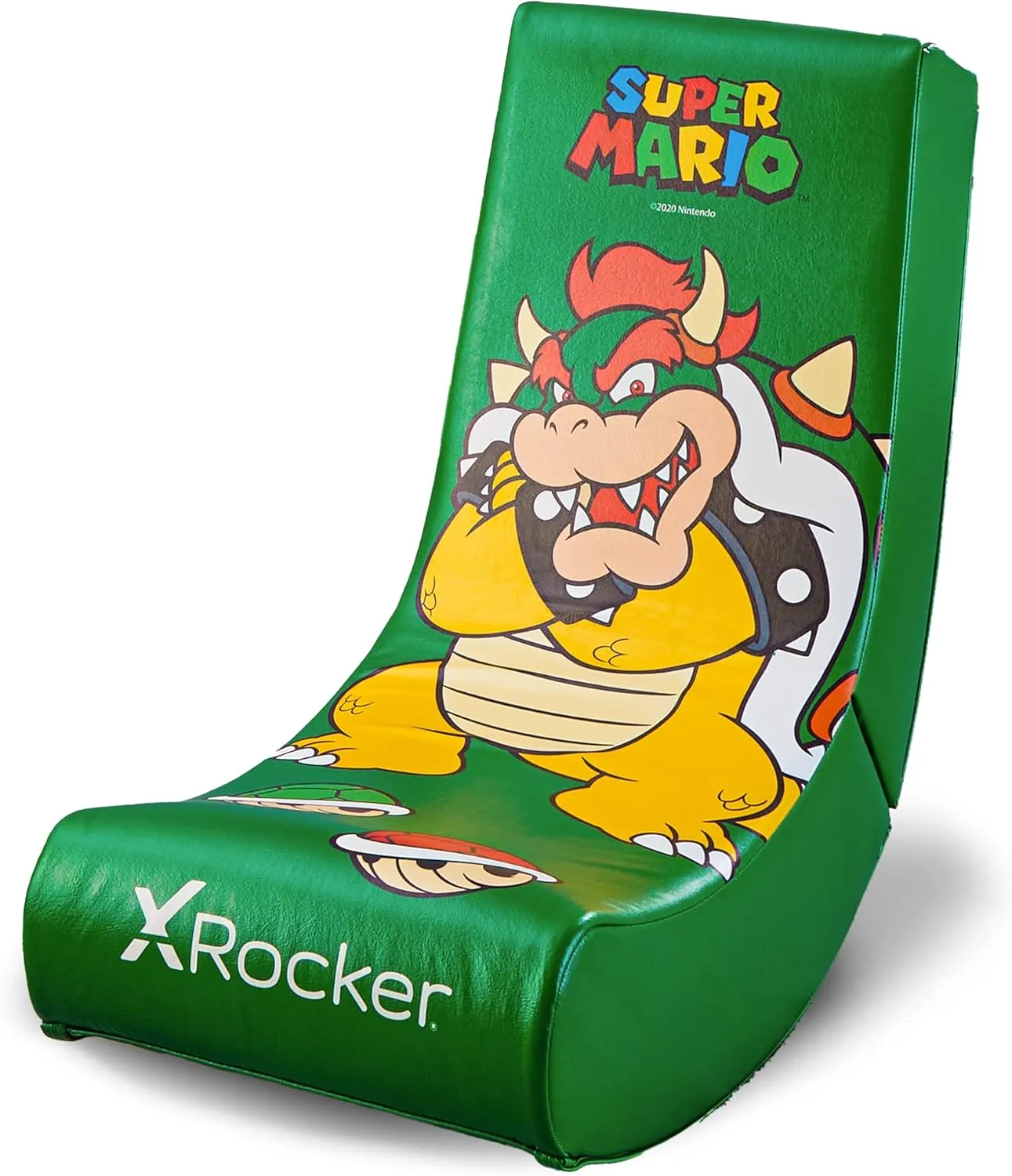 X Rocker Nintendo Video Gaming Chair for Kids 5-17, Floor Rocker, Gifts for Gamers, Mario, Bowser, Peach, Luigi, Yoshi, Gifts for Teens, Boys, Girls