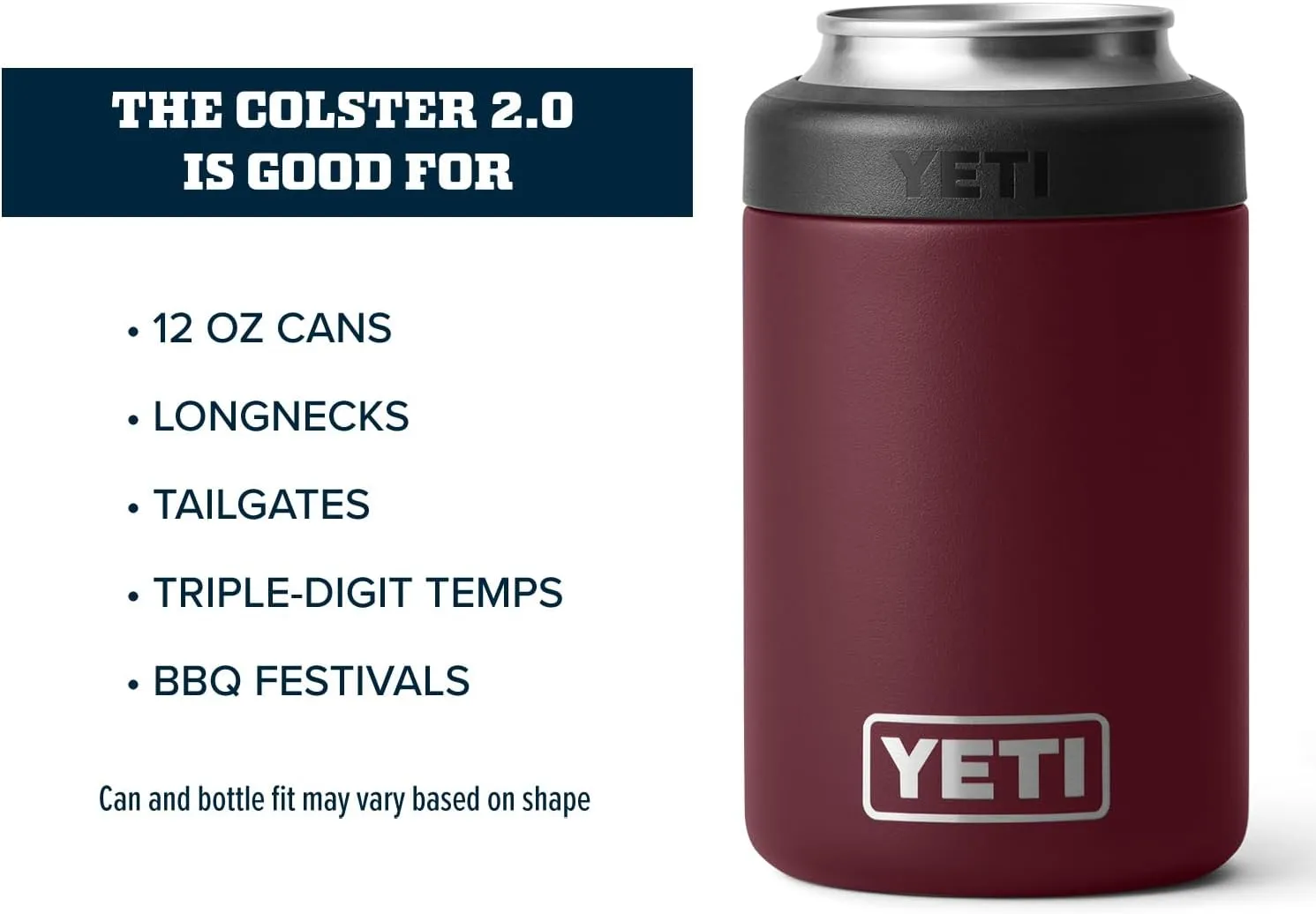 YETI Rambler 12 oz. Colster Can Insulator for Standard Size Cans