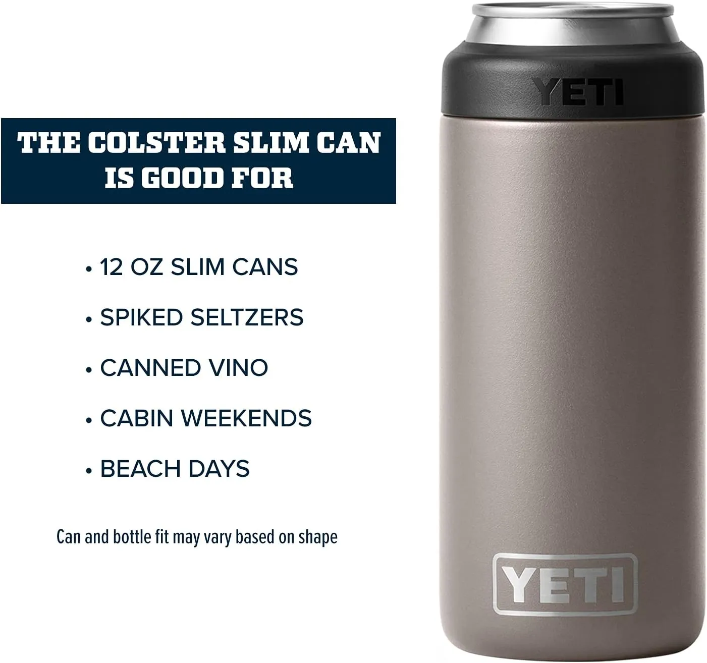 YETI Rambler 12 oz. Colster Slim Can Insulator for the Slim Hard Seltzer Cans
